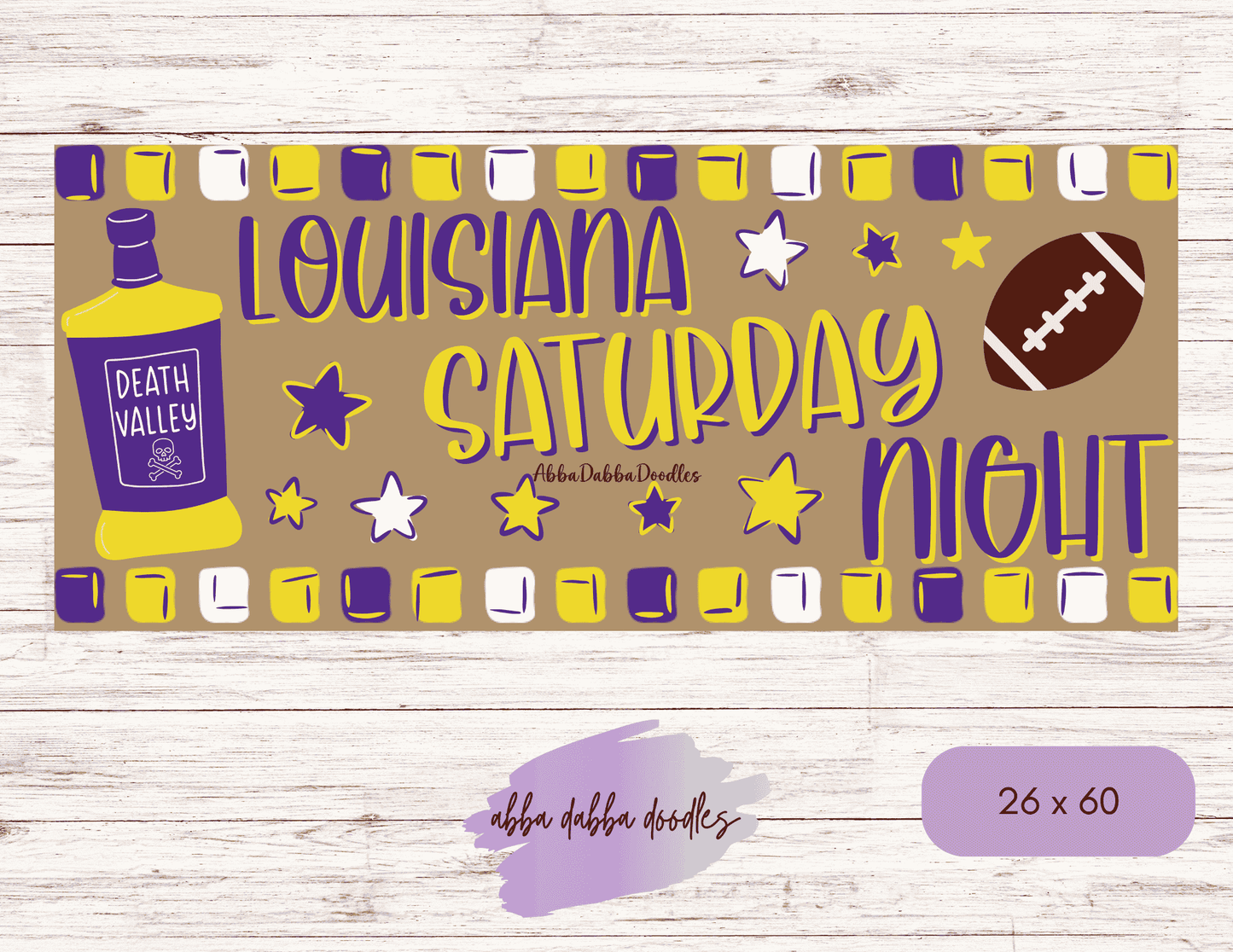 Purple & Gold - Premade Banner