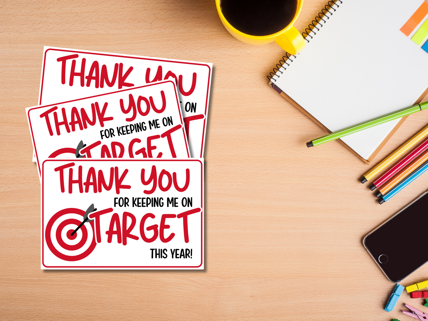 Teacher Gift Card Tag - Instant Download