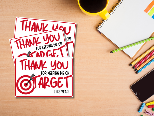 Teacher Gift Card Tag - Instant Download
