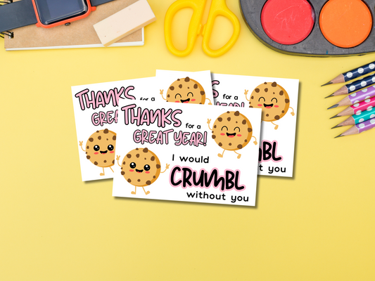 Teacher Gift Card Tag - Instant Download