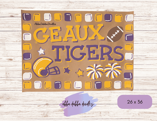 Purple & Gold - Premade Banner