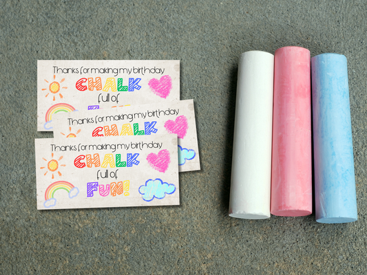 Party Favor Gift Tag - Instant Download