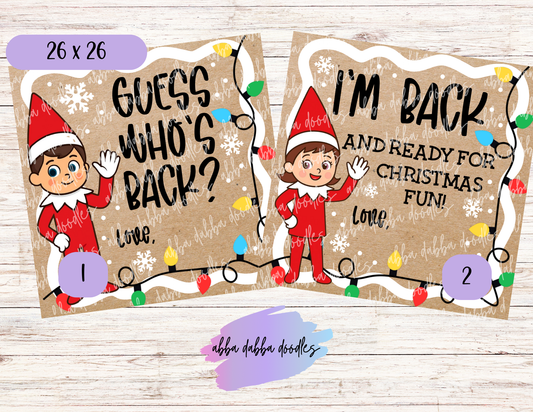 Christmas Elf Banners